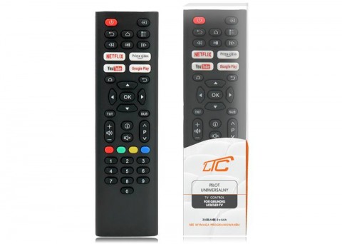 TV pultas Grundig LCD RM-L1732 (ALD187R, TP1, TP6) Youtube, Netflix, Google Play